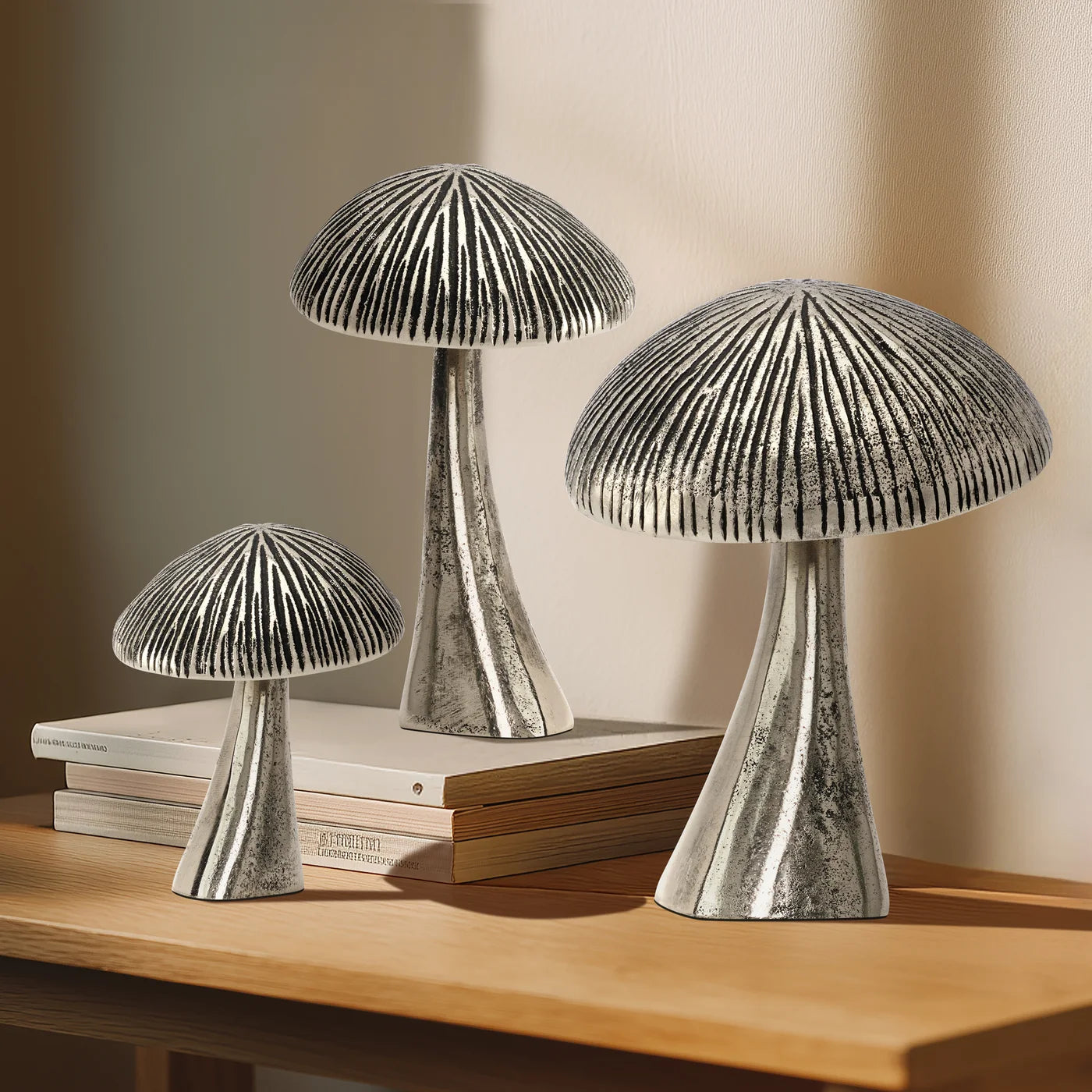 Vintage Mushroom Sculpture | Medium