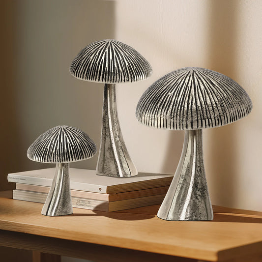 Vintage Mushroom Sculpture | Medium