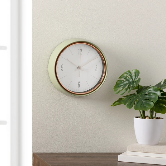 Oliver Retro Green Wall Clock