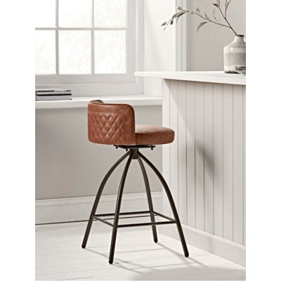 Carl Tufted Half Back Bar Stool