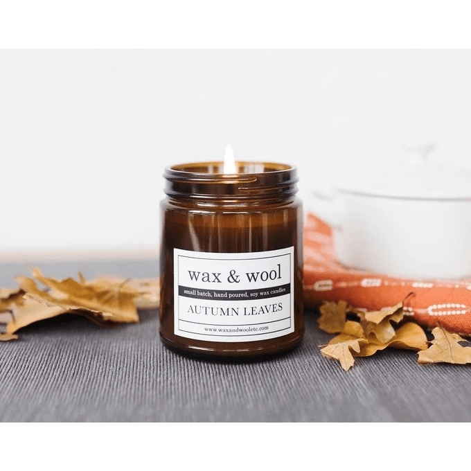 Jar Candle by Wax & Wool | Autumn Leaves