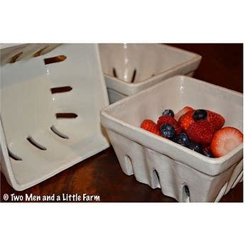 Porcelain Berry Basket