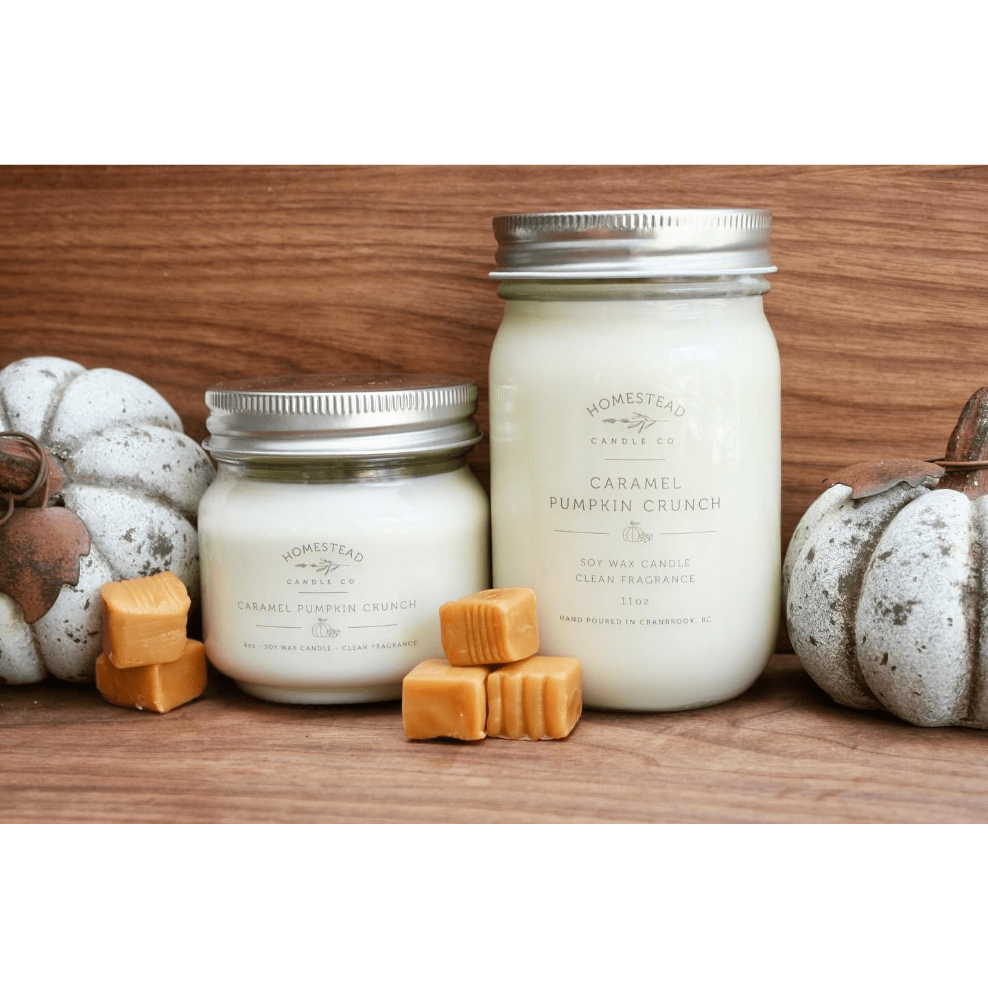 Homestead Candle Co | Caramel Pumpkin Crunch Small