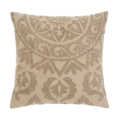 Linen Suzani Pillow (Square)