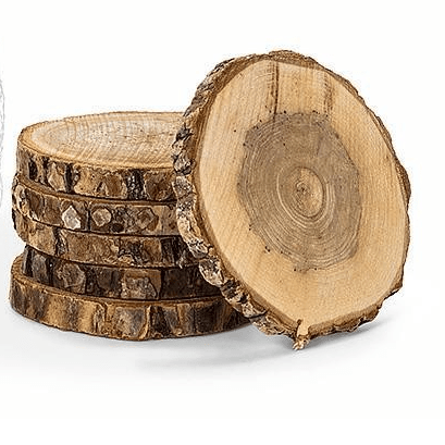 Natural Bark Coasters