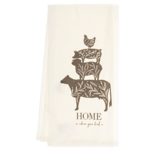 Tea Towel | Home Is Where Your Herd Is