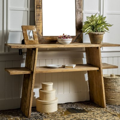 Reclaimed Wood Console Table