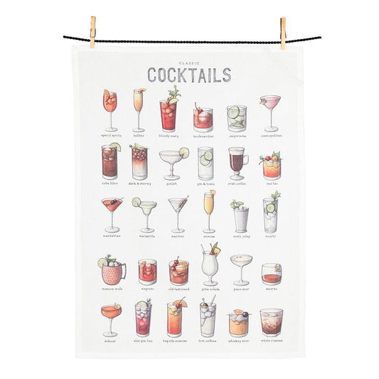 Cocktails Kitchen Towel