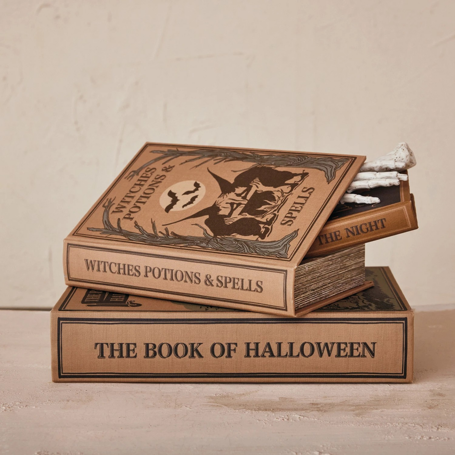 Halloween Themed Book Storage Boxes, Set of 3
