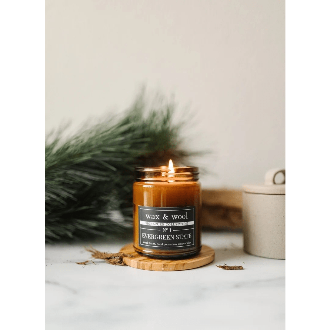 Jar Candle by Wax & Wool | Evergreen State