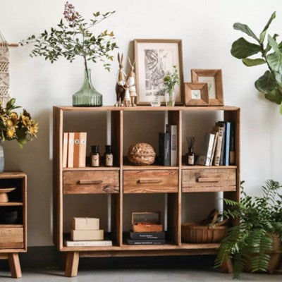 Reclaimed Wooden Sideboard With Drawers