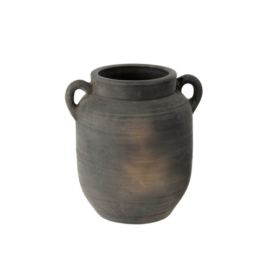 Provenance Burnt Terracotta Vase