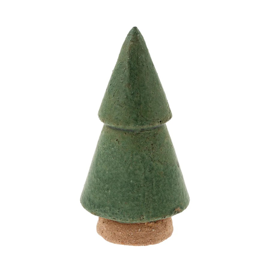 Raw Clay Christmas Tree Large | Green