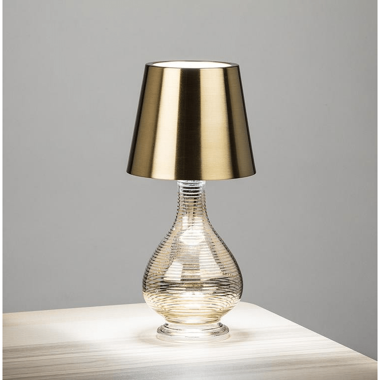 Classic Shade LED Bottle Stopper Light | Gold