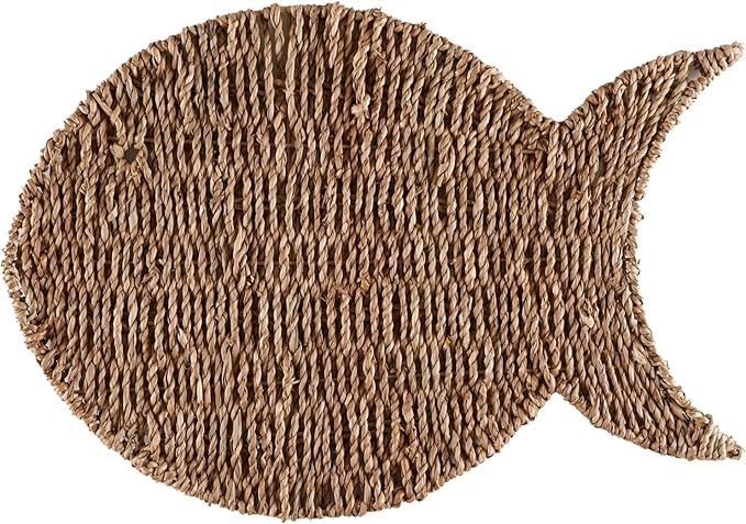 Seagrass Fish Shape Charger