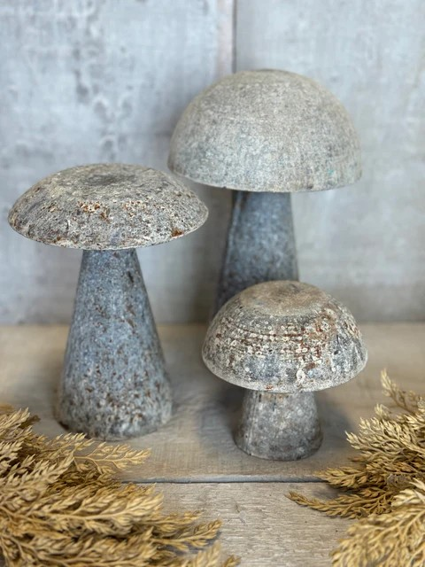 Antique Iron Mushroom | Small