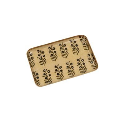 Terrace Enameled Tray | Gold