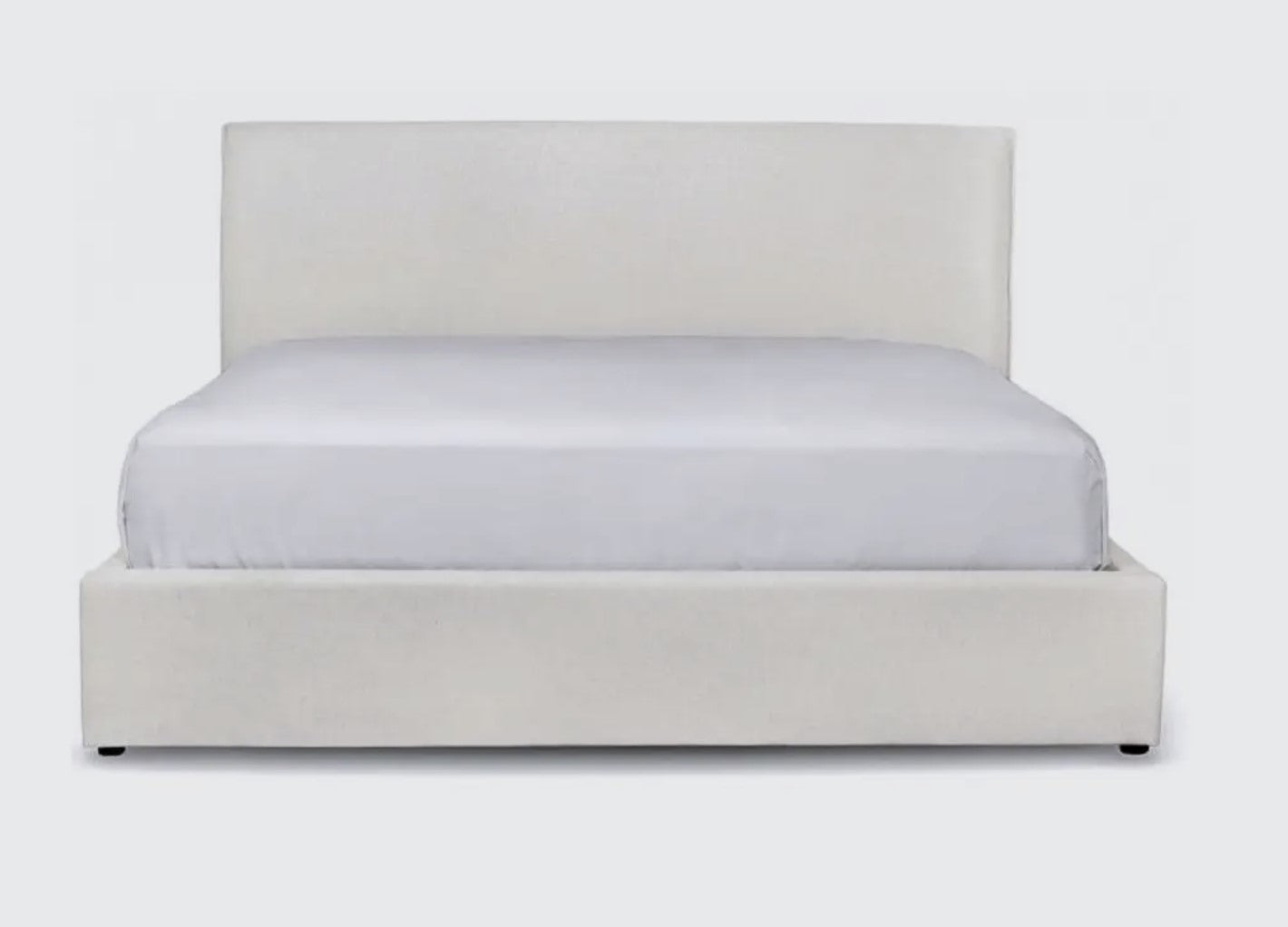 Julia King Bed - Cream
