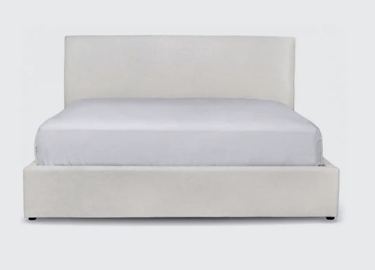 Julia King Bed - Cream