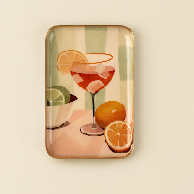 Aperol Spritz Decorative Enameled Tray | Small