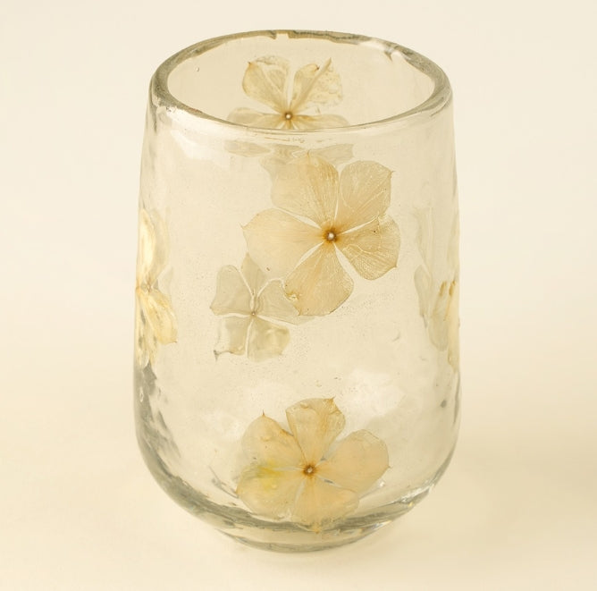 Pressed Blossom Bud Vase | Cream