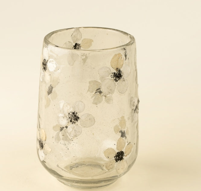 Pressed Blossom Bud Vase | White