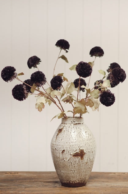 Pom Pom Floral Spray | Midnight