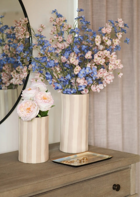 Sable Stoneware Column Vase | Small