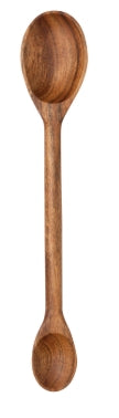Acacia Wood Double Ended Spoon