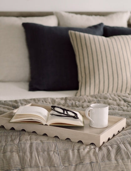 Scalloped Edge Tray |  Rectangular