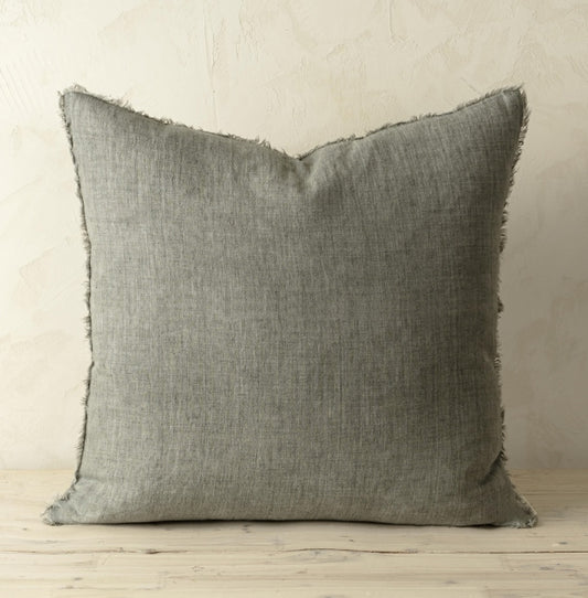 Lina Linen Pillow | Warm Grey