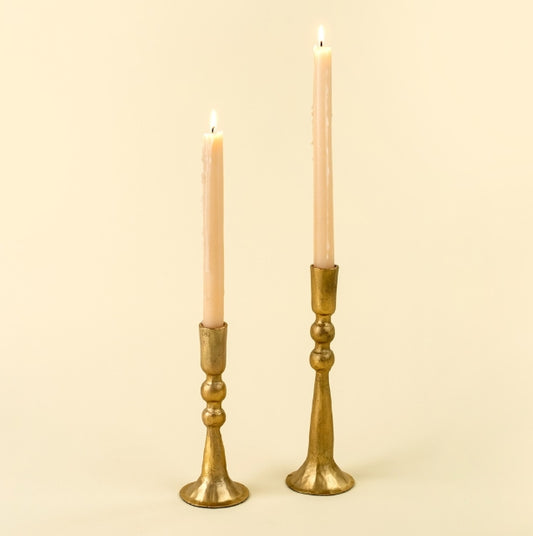 Caldera Forged Candlestick | Gold | Large