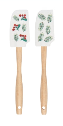 Winterberry Christmas Mini Silicone Spatulas