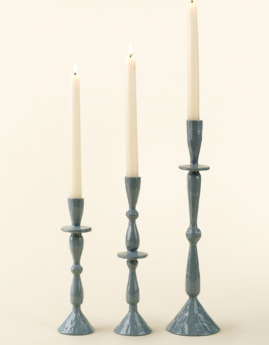 Imani Candleholder |  Powder Blue | Medium
