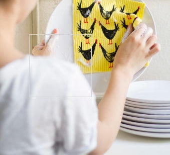 Chicken Scratch Swedish Sponge Cloth