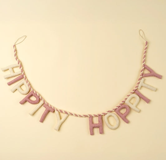 Hippity Hoppity Felt Garland
