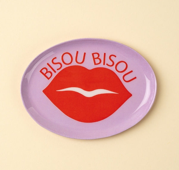 Bisou Bisou Decorative Enameled Tray