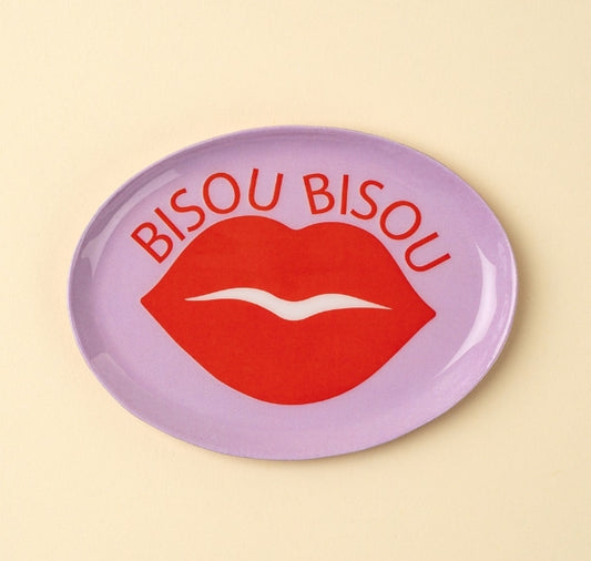 Bisou Bisou Decorative Enameled Tray