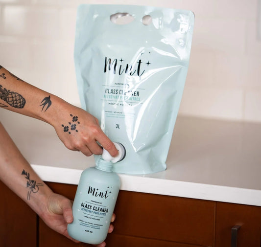 Mint | Glass Cleaner |  Party Pouch