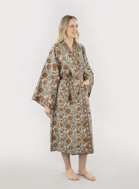 Rosalind Block Print Kimono