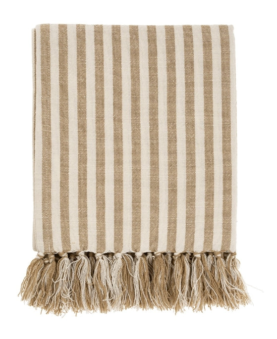 Bengal Stripe Hammam Bath Towel | Warm Sand
