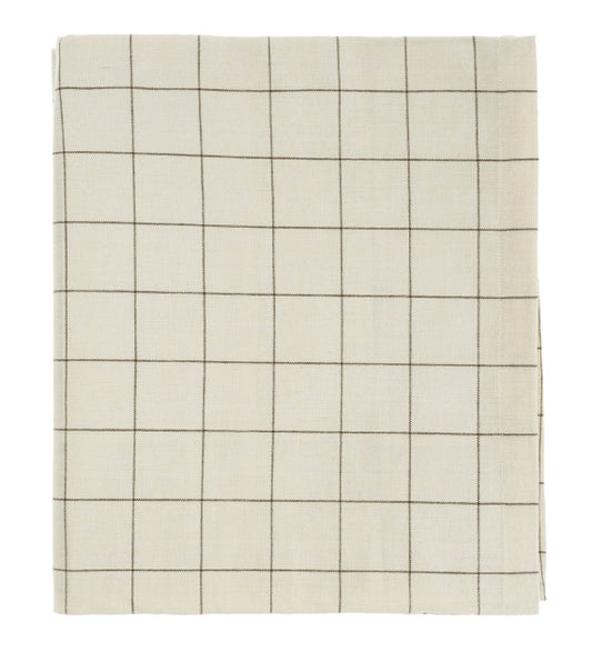 Check Tablecloth | Taupe