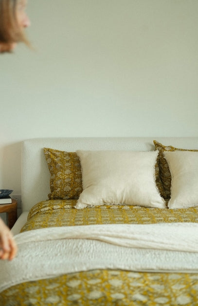 Manu Block Print Duvet Set | King
