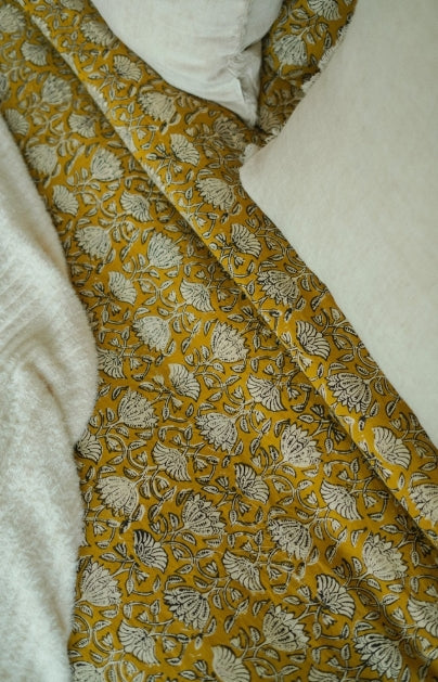 Manu Block Print Duvet Set | King
