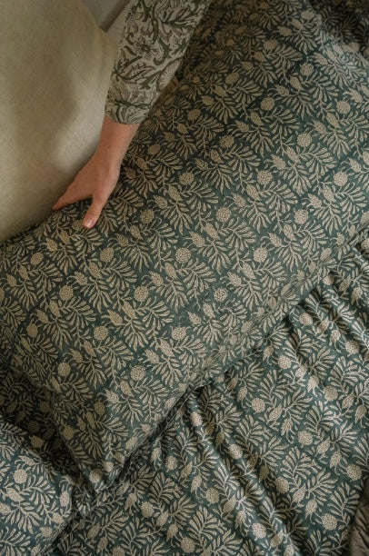 Tulsi Block Print Duvet Set | Queen
