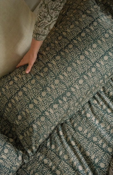 Tulsi Block Print Duvet Set | King