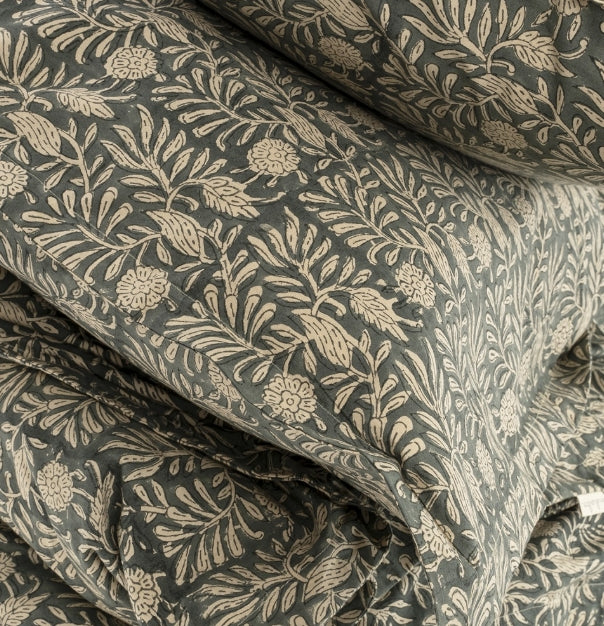 Tulsi Block Print Duvet Set | King