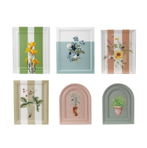 Painted Framed Wall Decor