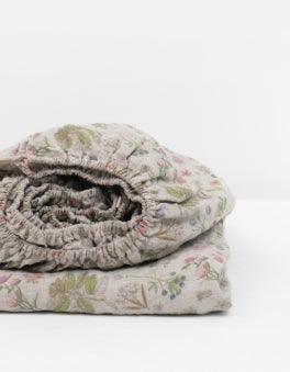 Linen Tales | Fitted Sheet |  Botany | Queen