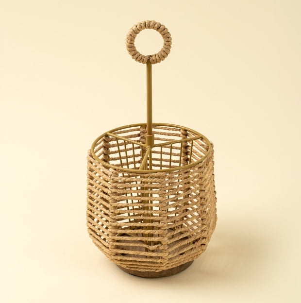 Woven Cutlery Holder | Round